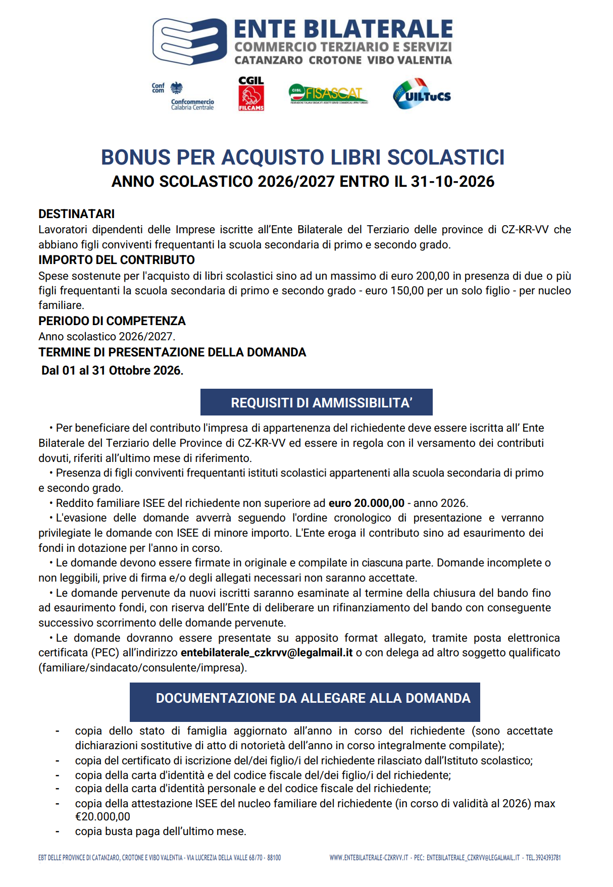 bonus libri 2026 1